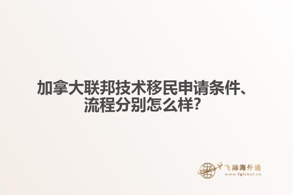 加拿大聯(lián)邦技術(shù)移民申請條件、流程分別怎么樣？