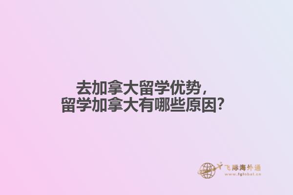 去加拿大留學(xué)優(yōu)勢(shì)，留學(xué)加拿大有哪些原因？