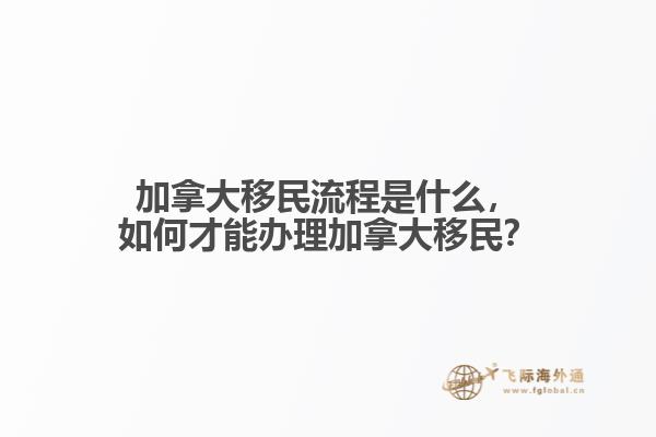 加拿大移民流程是什么，如何才能辦理加拿大移民？