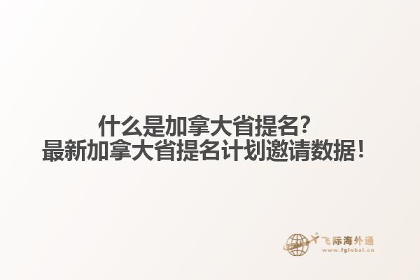 什么是加拿大省提名？