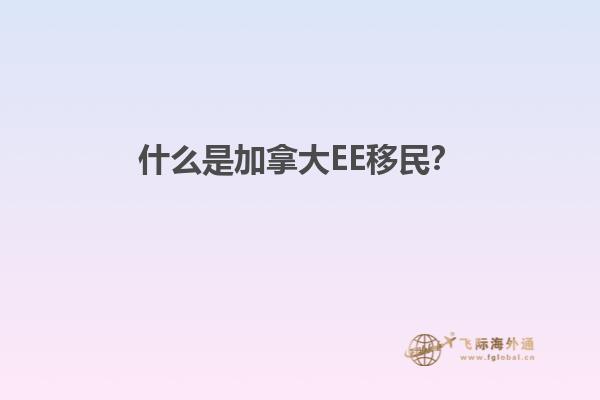 什么是加拿大EE移民？