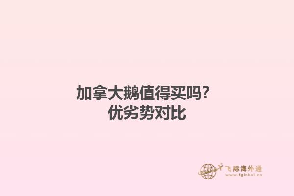 加拿大鵝值得買(mǎi)嗎？?jī)?yōu)劣勢(shì)對(duì)比
