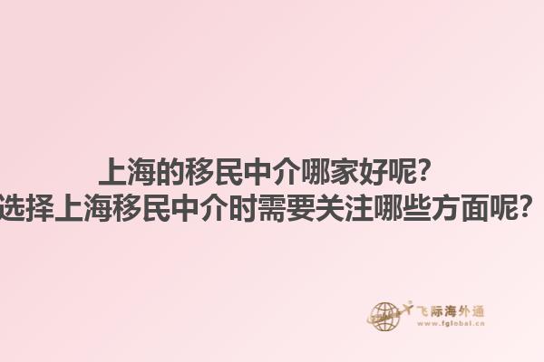 上海的移民中介哪家好呢？選擇上海移民中介時(shí)需要關(guān)注哪些方面呢？1.jpg
