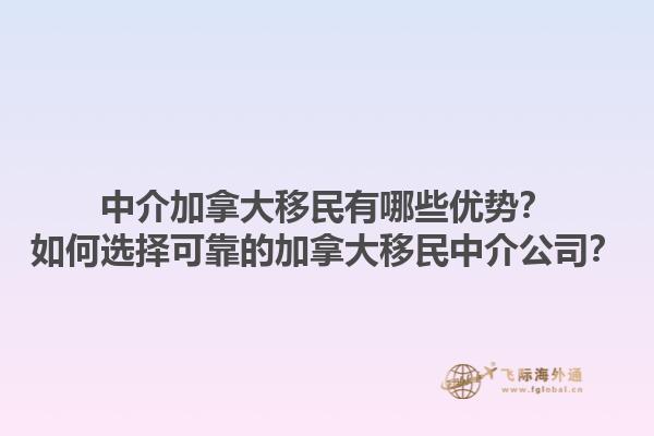 中介加拿大移民有哪些優(yōu)勢？如何選擇可靠的加拿大移民中介公司？