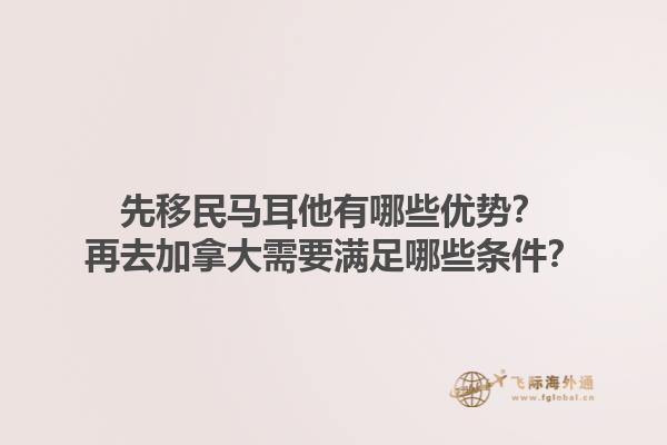先移民馬耳他有哪些優(yōu)勢？再去加拿大需要滿足哪些條件？