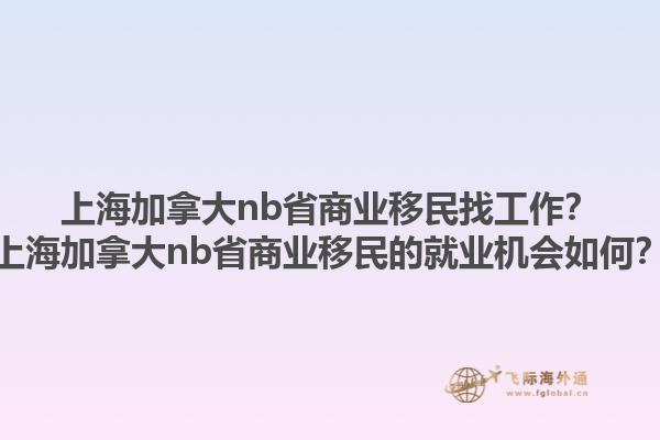 上海加拿大nb省商業(yè)移民找工作？上海加拿大nb省商業(yè)移民的就業(yè)機會如何？1.jpg