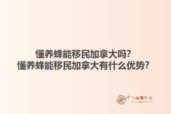 懂養(yǎng)蜂能移民加拿大嗎？懂養(yǎng)蜂能移民加拿大有什么優(yōu)勢(shì)？