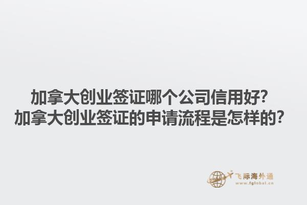 加拿大創(chuàng)業(yè)簽證哪個(gè)公司信用好？加拿大創(chuàng)業(yè)簽證的申請(qǐng)流程是怎樣的？1.jpg