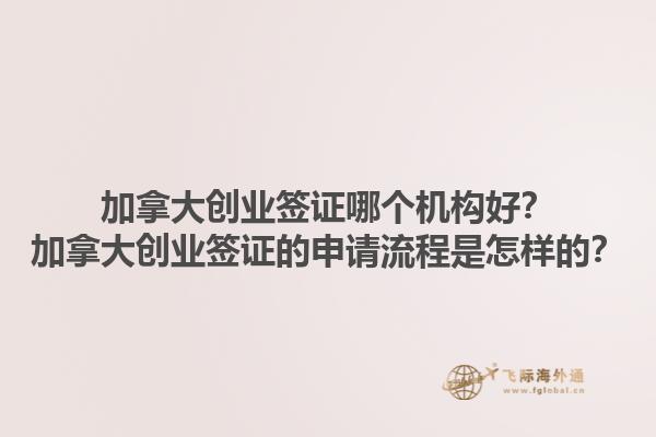 加拿大創(chuàng)業(yè)簽證哪個機構(gòu)好？加拿大創(chuàng)業(yè)簽證的申請流程是怎樣的？1.jpg