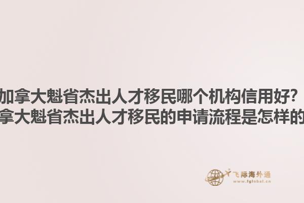 加拿大魁省杰出人才移民哪個(gè)機(jī)構(gòu)信用好？加拿大魁省杰出人才移民的申請(qǐng)流程是怎樣的？1.jpg