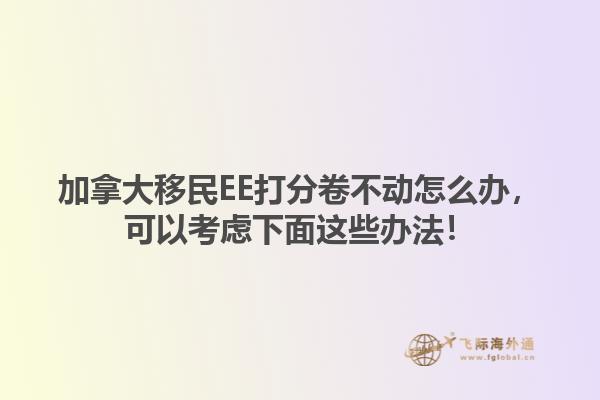 加拿大移民EE打分卷不動怎么辦，可以考慮下面這些辦法！1.jpg