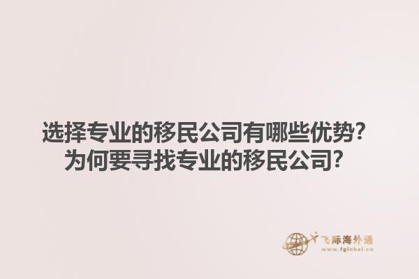 選擇專業(yè)的移民公司有哪些優(yōu)勢？為何要尋找專業(yè)的移民公司？1.jpg