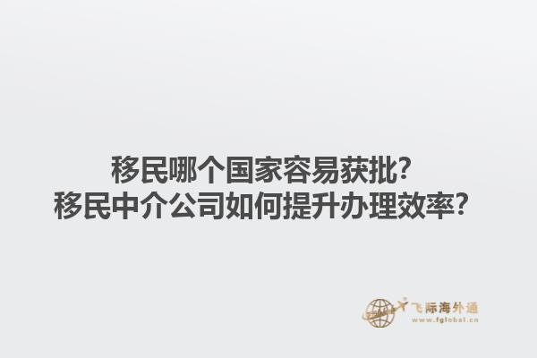 移民哪個(gè)國(guó)家容易獲批？移民中介公司如何提升辦理效率？1.jpg