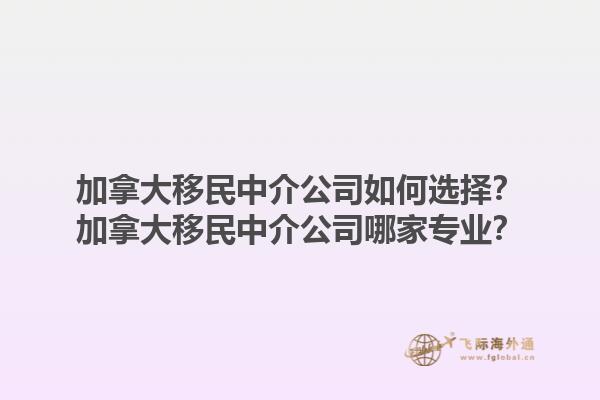 加拿大移民中介公司如何選擇？加拿大移民中介公司哪家專業(yè)？1.jpg