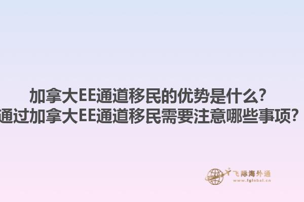 加拿大EE通道移民的優(yōu)勢是什么？通過加拿大EE通道移民需要注意哪些事項(xiàng)？1.jpg