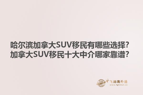 哈爾濱加拿大SUV移民有哪些選擇？加拿大SUV移民十大中介哪家靠譜？1.jpg